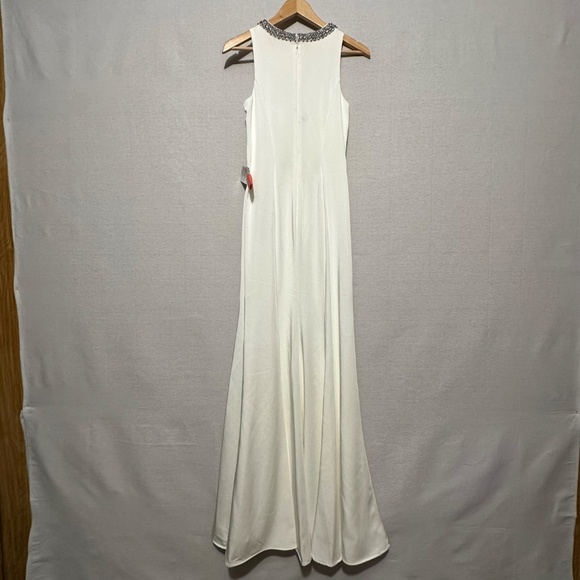 NWT Ieena for Mac Duggal Embellished Neck Trumpet Gown - size 2 - Picture 5 of 7